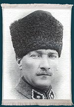 Atatürk Resimli Duvar Kilimi