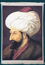 Fatih Sultan Mehmet Resimli Kilim