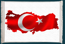 Türkiye Haritası Duvar Kilim